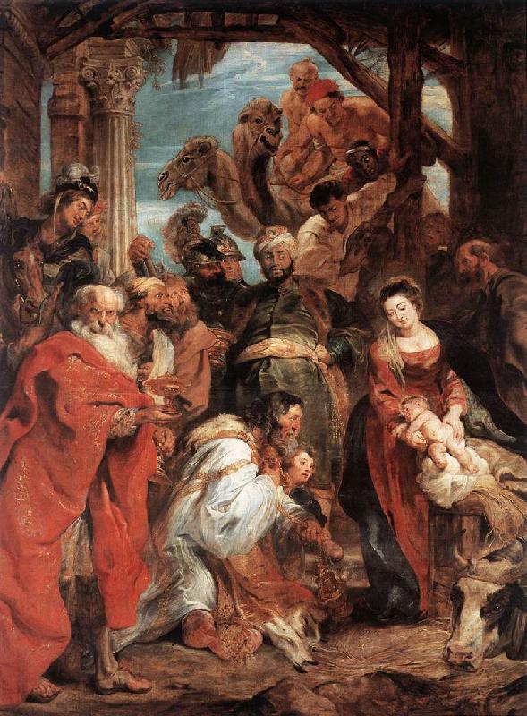 RUBENS, Pieter Pauwel The Adoration of the Magi af